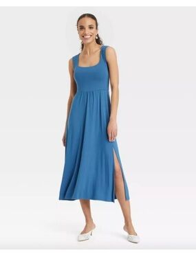 A New Day Women’s Knit Ballet Midi Shift Dress